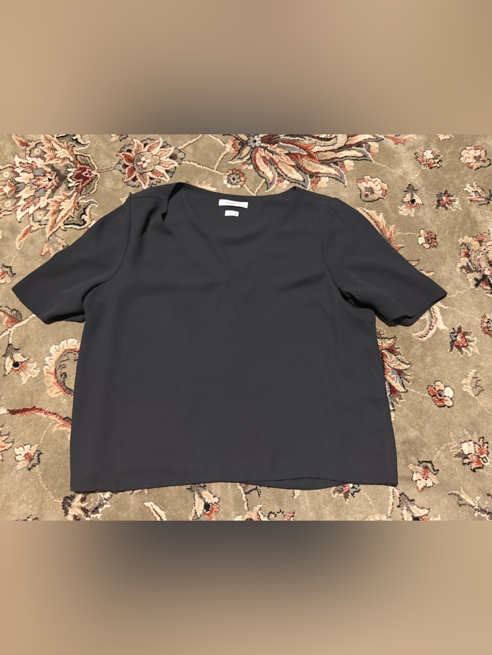 Black Women's Short Sleeve Blouse - Babaton